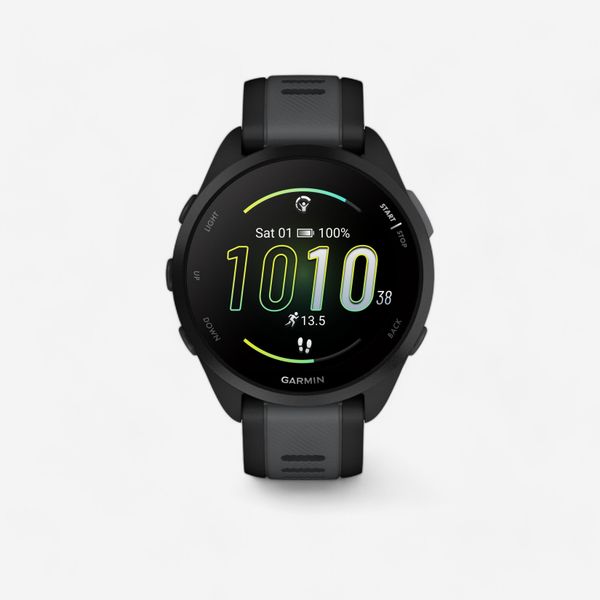 Zegarek smartwatch Garmin Forerunner 165 Black/Grey. Czarne, cyfrowe zegarki GARMIN. Za 929.99 zł.