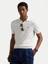 Polo Ralph Lauren Polo 710980682005 Biały Regular Fit. Białe koszulki polo Polo Ralph Lauren, m, bez wzorów, z bawełny, bez kołnierzyka, bez ramiączek. Za 779.99 zł.