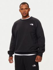 The North Face Bluza Redbox NF0A89FA Czarny Regular Fit. Czarne bluzy The North Face, m, bez wzorów, z bawełny, bez kaptura. Za 279.99 zł.