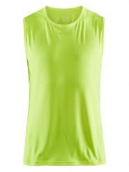 Craft Top sportowy "ADV Essence" w kolorze zielonym rozmiar: L. Zielone t-shirty sportowe Craft, bez wzorów, bez ramiączek, outdoorowe. Za 72.95 zł.