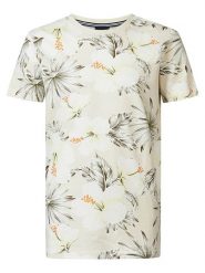 Petrol Industries Koszulka w kolorze kremowym rozmiar: XXL. Brązowe bezrękawniki Petrol Industries, xxl, bez wzorów, z bawełny, bez kołnierzyka, bez ramiączek. Za 56.93 zł.