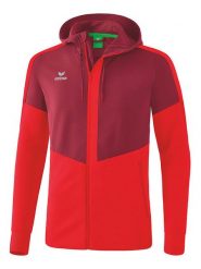 Erima Kurtka sportowa "Squad" w kolorze czerwonym rozmiar: S. Czerwone kurtki outdoor i hardshell Erima, s, bez wzorów, z materiału, bez kaptura, outdoorowe. Za 88.02 zł.