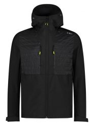 CMP Kurtka hybrydowa w kolorze czarnym rozmiar: 56. Czarne kurtki outdoor i hardshell CMP, bez wzorów, bez kaptura. Za 186.87 zł.