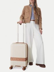 Beverly Hills Polo Club Walizka kabinowa CEO-BHPC-WAL-008-S Beżowy. Brązowe walizki Beverly Hills Polo Club, bez wzorów, z tworzywa sztucznego. Za 299.99 zł.