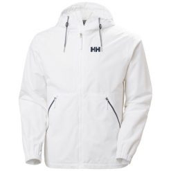 Kurtka wodoodporna z kapturem Helly Hansen Sandoy. Białe kurtki Helly Hansen, m, bez wzorów, z kapturem. Za 629.50 zł.