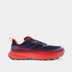 Buty trailowe męskie Inov-8 TrailFly Speed Wide. Czarne buty do biegania Inov-8, bez wzorów, bez zapięcia, do biegania. Za 539.99 zł.