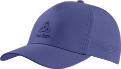 Czapka z daszkiem unisex ODLO Performance Snapback. Niebieskie czapki z daszkiem ODLO, bez wzorów, z materiału. Za 103.99 zł.