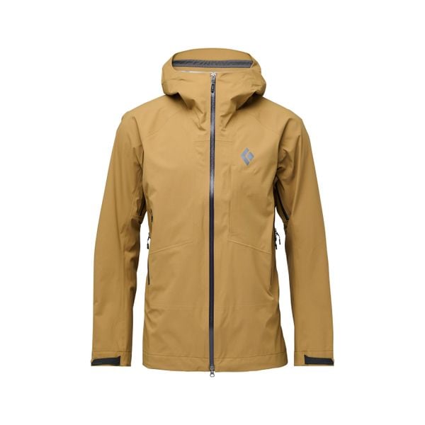 Kurtka wodoodporna Black Diamond Highline Stretch. Brązowe kurtki Black Diamond, m, bez wzorów, bez kaptura. Za 1,476.55 zł.