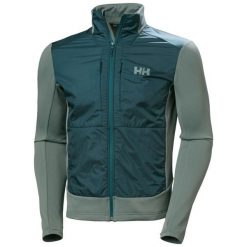 Polar polar Helly Hansen Versalite Hybrid. Zielone bluzy z polaru Helly Hansen, bez wzorów, z polaru, bez kaptura. Za 506.50 zł.