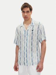 Emporio Armani Koszula EM000593 AF12351 F0027 Błękitny Regular Fit. Niebieskie koszule Emporio Armani, l, bez wzorów, z wiskozy, bez kołnierzyka, bez ramiączek. Za 459.99 zł.