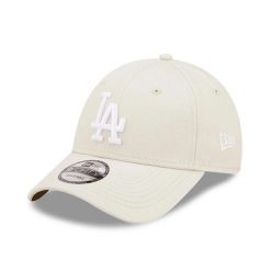 Czapka z daszkiem Los Angeles Dodgers League Essential 9Forty. Białe czapki z daszkiem New Era, bez wzorów. Za 170.50 zł.