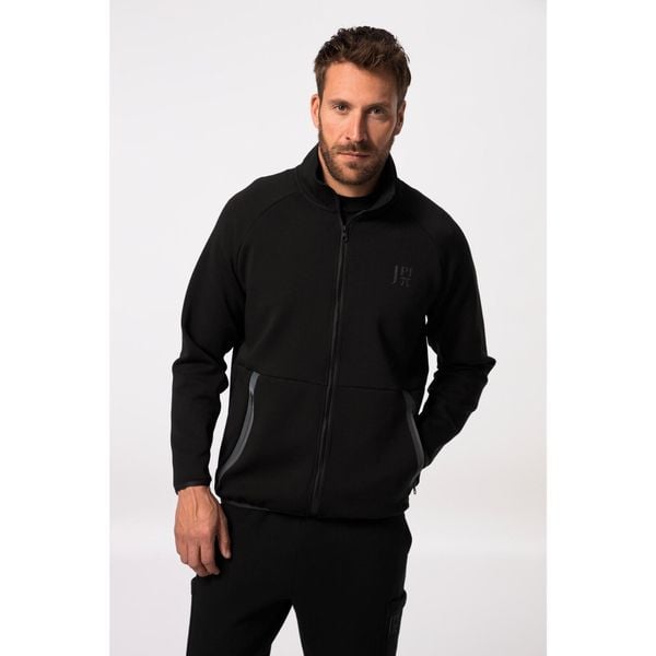 Męska Rozpinana bluza dresowa FLEXNAMIC® fitness stójka. Czarne bluzy JAY-PI, m, bez wzorów, z bawełny, bez kaptura. W wyprzedaży za 279.99 zł.