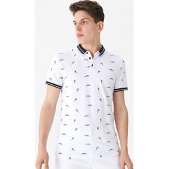 Koszulka polo z nadrukiem - Biały. Koszulki polo sportowe House. Za 59.99 zł.
