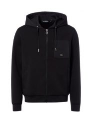 KARL LAGERFELD bluza z kapturem Mężczyźni czarny, XXL. Czarne bluzy z kapturem KARL LAGERFELD, m, bez wzorów, z kapturem. Za 999.95 zł.