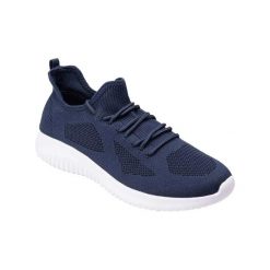 Męskie Buty Sportowe Emidy. Niebieskie buty turystyczne MARTES, bez wzorów, z materiału, bez zapięcia, trekkingowe. Za 84.12 zł.