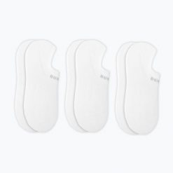 Skarpety męskie BOXRAW Trainer 3. Białe skarpety BOXRAW, bez wzorów, z bawełny. Za 66.99 zł.