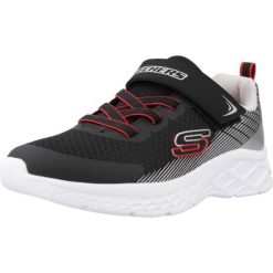 Buty SKECHERS 403924L Czarny. Czarne buty turystyczne Skechers, bez wzorów, z syntetyku, bez zapięcia, na fitness i siłownię. Za 174.99 zł.