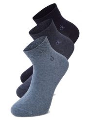 Calvin Klein Skarpety w 3-paku Mężczyźni Bawełna niebieski jednolity, 39-42. Niebieskie skarpety CALVIN KLEIN, bez wzorów, z bawełny. Za 74.95 zł.