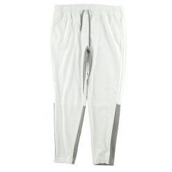 Second life - Adidas męskie joggery AeroReady białe - Jak nowy. Białe joggery i bojówki Adidas, m, bez wzorów, z materiału, sportowe. Za 127.76 zł.