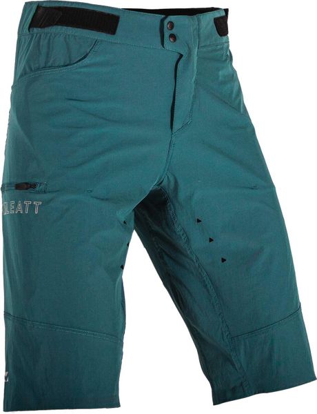 Spodenki rowerowe (+spodenki kolarskie z pampersem w zestawie) LEATT Shorts MTB. Niebieskie spodenki rowerowe LEATT, m, bez wzorów, z tkaniny, rowerowe. Za 367.39 zł.