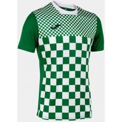 Joma Flag III koszulka sportowa zielono-biała, L. Białe t-shirty sportowe Joma, bez wzorów, z meshu, bez ramiączek, do piłki nożnej. Za 143.65 zł.