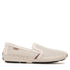 Półbuty Pikolinos. Białe eleganckie półbuty Pikolinos, bez wzorów, bez obcasa, bez zapięcia. Za 389.99 zł.