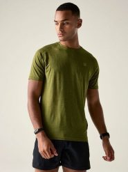 Dare 2b Koszulka funkcyjna "Persist" w kolorze zielonym rozmiar: XL. Zielone t-shirty sportowe Dare 2B, bez wzorów, z materiału, bez ramiączek, outdoorowe. Za 52.42 zł.