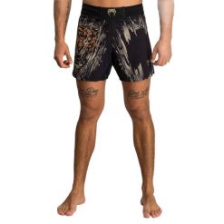 Spodenki treningowe męskie Venum Tiger Men'S Fight Shorts. Czarne krótkie spodenki sportowe VENUM, m, bez wzorów, sportowe. Za 309.99 zł.