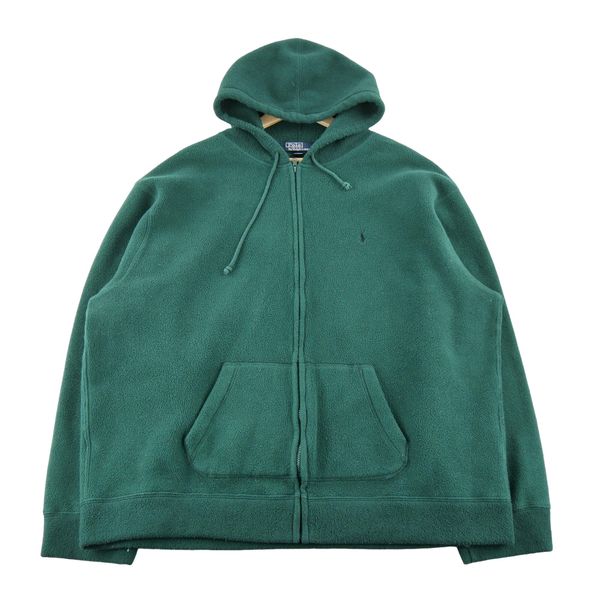 Kurtka polarowa męska zielona Polo Ralph Lauren. Zielone kurtki RALPH LAUREN, l, bez wzorów, z polaru, bez kaptura. Za 298.16 zł.