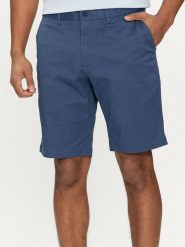 Tommy Hilfiger Szorty materiałowe Harlem MW0MW23568 Niebieski Regular Fit. Niebieskie szorty Tommy Hilfiger, m, bez wzorów, z bawełny. Za 299.99 zł.