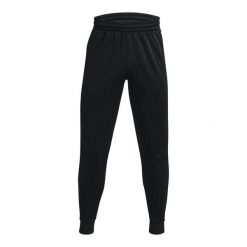 Spodnie treningowe męskie Under Armour Fleece Joggers Loose. Czarne joggery i bojówki Under Armour, m, bez wzorów, z dresówki. Za 361.00 zł.
