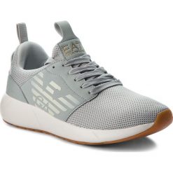 Sneakersy EA7 EMPORIO ARMANI - X8X023 XCC05 00460 Grey High Rise. Buty sportowe casual marki EA7 Emporio Armani. W wyprzedaży za 419.00 zł.