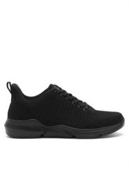Lanetti Sneakersy MP07-21807-01 Czarny. Czarne buty sportowe casual Lanetti, bez wzorów, z materiału, bez zapięcia. Za 169.99 zł.