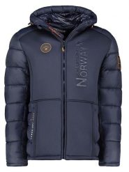 Geographical Norway Kurtka pikowana "Bafare" w kolorze granatowym rozmiar: S. Niebieskie kurtki Geographical Norway, s, bez wzorów, bez kaptura. Za 199.03 zł.