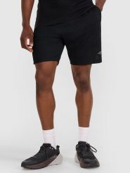 4F Szorty sportowe w kolorze czarnym rozmiar: S. Czarne krótkie spodenki sportowe 4F, s, bez wzorów. Za 119.95 zł.
