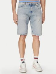 Tommy Jeans Szorty jeansowe Ronnie DM0DM22978 Niebieski jasny Slim Fit. Niebieskie szorty Tommy Jeans, m, bez wzorów, z bawełny. Za 289.99 zł.