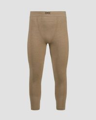 Kalesony męskie X-Bionic MIGHTYWOOL PANTS MEN SAND M100. Brązowe bielizna termoaktywna X BIONIC, m, bez wzorów, bez ramiączek, narciarskie. Za 599.99 zł.