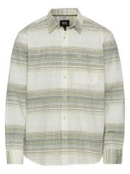 Camel Active Koszula - Regular fit - w kolorze beżowo-zielonym rozmiar: XL. Brązowe koszule Camel Active, xl, bez wzorów, z bawełny, bez kołnierzyka, bez ramiączek. Za 126.99 zł.