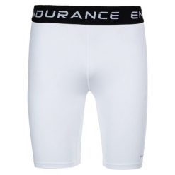 Szorty Endurance Power. Białe krótkie spodenki sportowe Endurance, m, bez wzorów, z materiału. Za 143.00 zł.