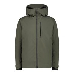 Kurtka narciarska z kapturem CMP. Zielone kurtki narciarskie i snowboardowe CMP, m, bez wzorów, narciarskie. W wyprzedaży za 399.99 zł.