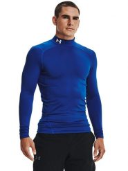 Under Armour Koszulka funkcyjna w kolorze niebieskim rozmiar: M. Niebieskie t-shirty sportowe Under Armour, bez wzorów, z materiału, bez ramiączek, outdoorowe. Za 135.17 zł.