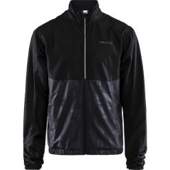Kurtka sportowa "Eaze Jacket" w kolorze czarno-szarym. Czarne kurtki treningowe Craft, bez wzorów. W wyprzedaży za 131.95 zł.