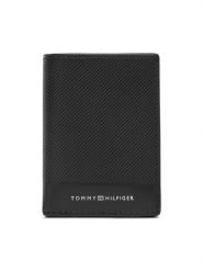 Tommy Hilfiger Portfel Th Foundation Bifold AM0AM13511 Czarny. Czarne portfele Tommy Hilfiger, bez wzorów, ze skóry. Za 279.99 zł.