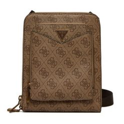 Saszetka Guess. Brązowe saszetki i nerki Guess, z aplikacjami. Za 269.99 zł.