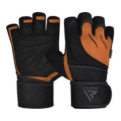 Rękawiczki treningowe RDX L4 Open Finger Micro Plus Gym. Czarne rękawiczki RDX SPORTS, bez wzorów. Za 94.99 zł.