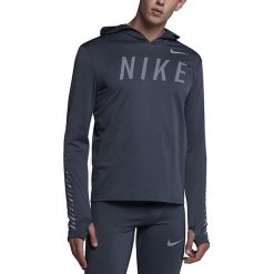 Nike Bluza męska Dy Miler Flash granatowa r. XL (858077 471). Bluzy bez kaptura Nike. Za 162.22 zł.