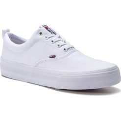 Tenisówki TOMMY JEANS - Classic Tommy Jeans Sneaker EM0EM00259 White 100. Trampki marki Tommy Jeans. Za 299.00 zł.