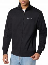 BLUZA męska CHAMPION 222167-KK001 czarna na zamek sportowa bez kaptura M. Czarne bluzy bez kaptura Champion, m, bez wzorów, z bawełny, bez kaptura. Za 321.99 zł.
