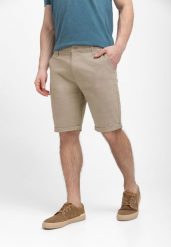 Krótkie spodenki, Comfort Fit, P-NEITH. Brązowe szorty Volcano, m, bez wzorów, z bawełny, casualowe. Za 149.99 zł.