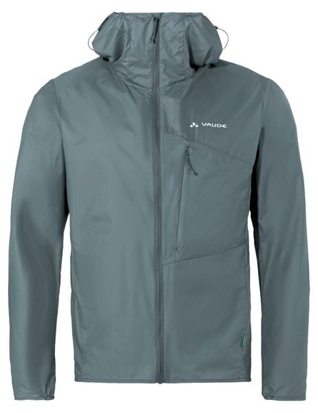 Kurtka outdoorowa M Scopi Wind Jacket. Szare kurtki Vaude, l, bez wzorów, z materiału, bez kaptura. Za 579.00 zł.